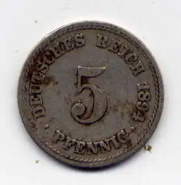 (158) Deutsches Reich Jäger.Nr. 12 / 1894 A