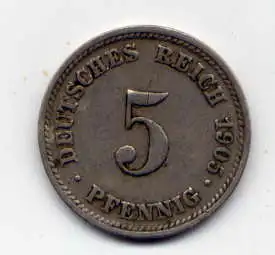 (159) Deutsches Reich Jäger.Nr. 12 / 1905 D