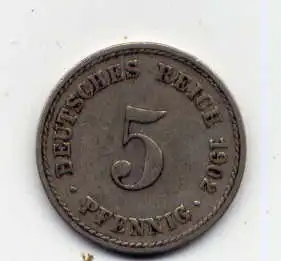 (162) Deutsches Reich Jäger.Nr. 12 / 1902 A