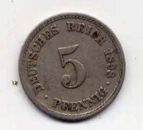 (164) Deutsches Reich Jäger.Nr. 12 / 1898 A