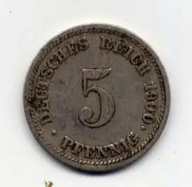 (165) Deutsches Reich Jäger.Nr. 12 / 1900 D