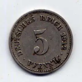 (174) Deutsches Reich Jäger.Nr. 12 / 1912 A