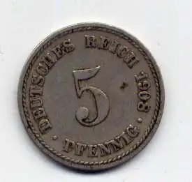 (175) Deutsches Reich Jäger.Nr. 12 / 1908 A