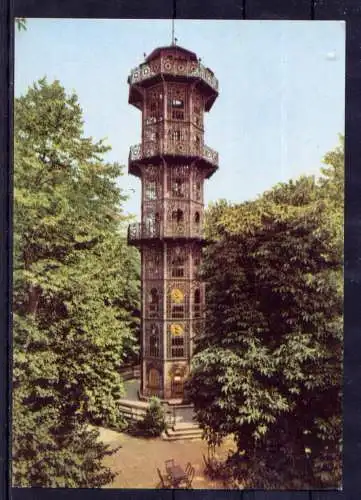 (5781) Löbau - beschrieben / Sachsen Aussichtsturm Löbauer Berg