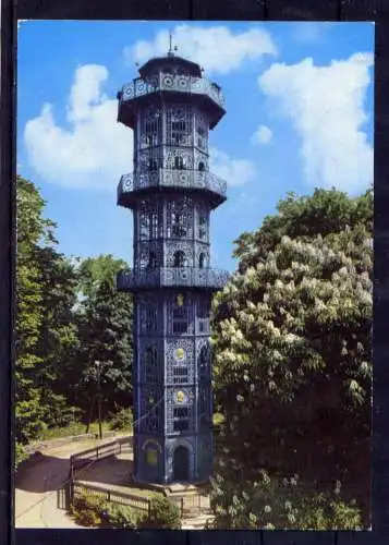 (5788) Löbau - beschrieben / Sachsen Aussichtsturm Löbauer Berg