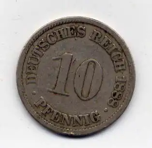 (182) Deutsches Reich Jäger.Nr. 4 / 1888 A