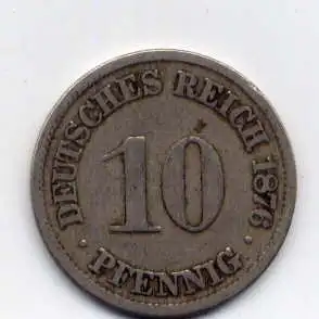 (189) Deutsches Reich Jäger.Nr. 4 / 1876 A