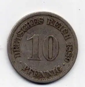 (196) Deutsches Reich Jäger.Nr. 4 / 1889 A