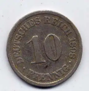 (198) Deutsches Reich Jäger.Nr. 13 / 1898 A