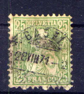 (2804) Schweiz Nr.32              O  gestempelt