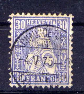 (2808) Schweiz Nr.33              O  gestempelt