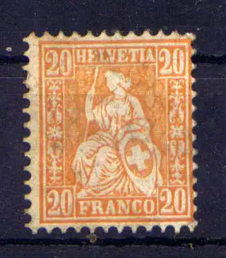 (2814) Schweiz Nr.40              (*)  ohne Gummierung