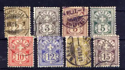 (2817) Schweiz Nr.50/7              O  gestempelt