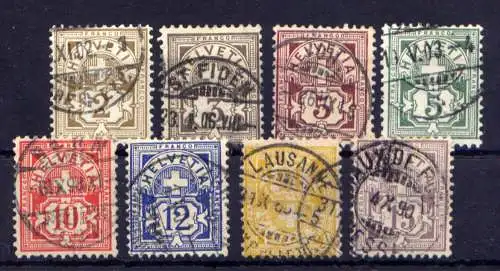 (2818) Schweiz Nr.50/7              O  gestempelt