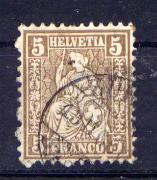 (2829) Schweiz Nr.22              O  gestempelt