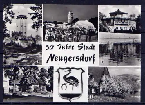 (5793) Neugersdorf - beschrieben / Sachsen Jacobimarkt Wappen Gaststätte