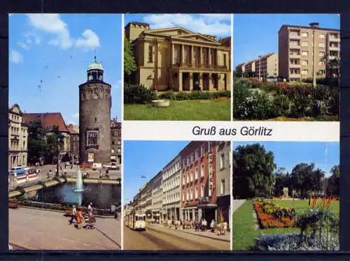 (5802) Görlitz - beschrieben / Sachsen AWG Theater Turm
