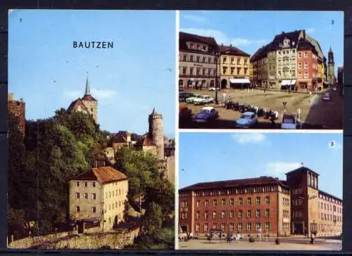 (5809) Bautzen - beschrieben / Sachsen Alte Wasserkunst Burg Post