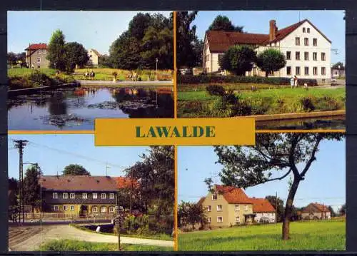 (5810) Lawalde - beschrieben / Sachsen Gaststätte Teich
