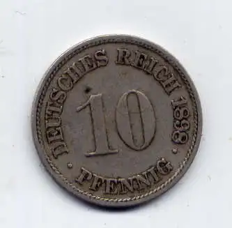(205) Deutsches Reich Jäger.Nr. 13 / 1898 F