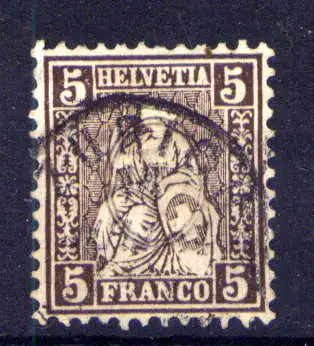 (2831) Schweiz Nr.22              O  gestempelt