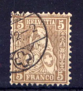 (2833) Schweiz Nr.22              O  gestempelt