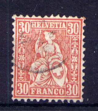 (2840) Schweiz Nr.25              O  gestempelt