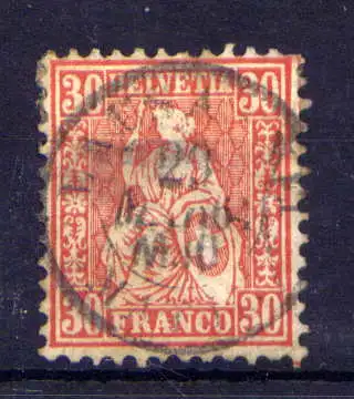 (2841) Schweiz Nr.25              O  gestempelt