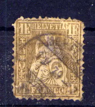 (2846) Schweiz Nr.28              O  gestempelt