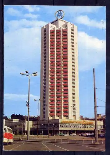 (5811) Leipzig - beschrieben / Sachsen Restaurant Hochhaus Omnibus