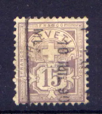 (2859) Schweiz Nr.57              O  gestempelt