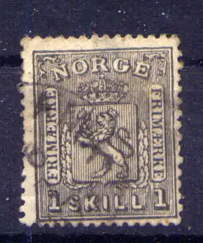 (1657) Norwegen Nr.11                     O  gestempelt