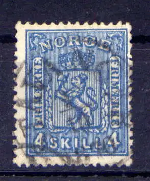 (1661) Norwegen Nr.14                     O  gestempelt