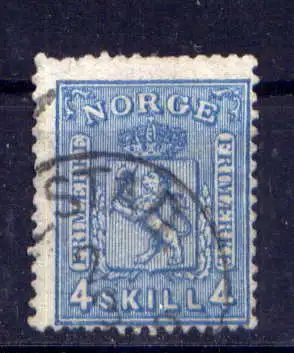(1662) Norwegen Nr.14                     O  gestempelt