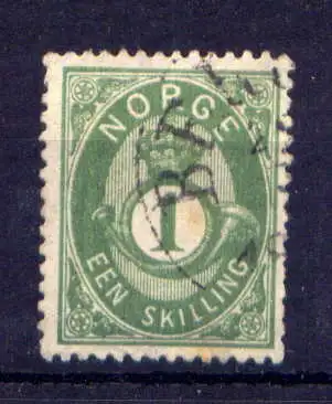 (1665) Norwegen Nr.16                     O  gestempelt