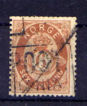 (1667) Norwegen Nr.20                     O  gestempelt