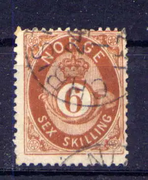 (1669) Norwegen Nr.20                     O  gestempelt