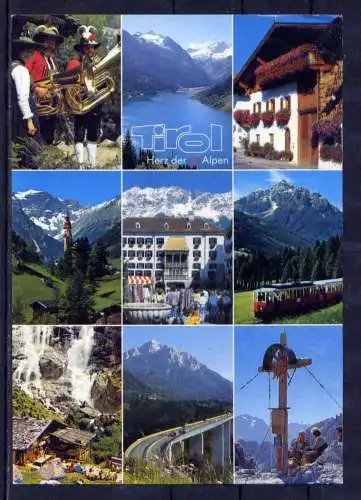 (5832) Tirol - beschrieben / Österreich Brücke Bahn See