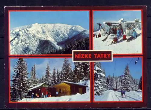 (5835) Niedere Tatra - beschrieben / Slowakei Berge Schnee