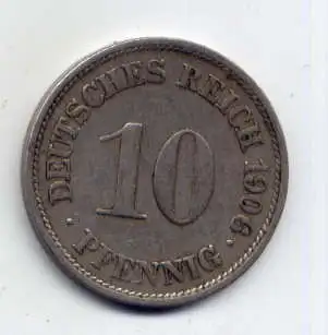 (244) Deutsches Reich Jäger Nr. 13 / 1906 F