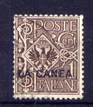 (1506) Italien Post auf Kreta Nr.3                   O  gestempelt