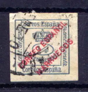 (1246) Spanische Post in Marokko Nr.4                   O  gestempelt