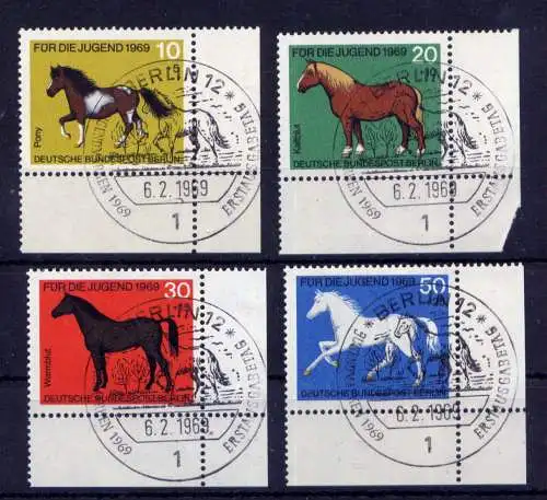 (2888) Berlin West Nr.326/9        O  gestempelt