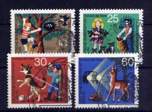 (2925) Berlin West Nr.418/21        O  gestempelt