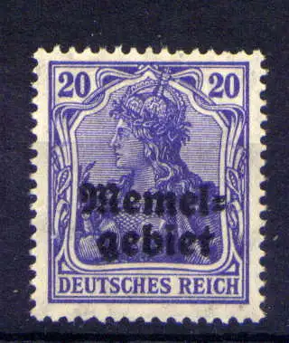 (126) Memel Nr.4                         **  postfrisch      