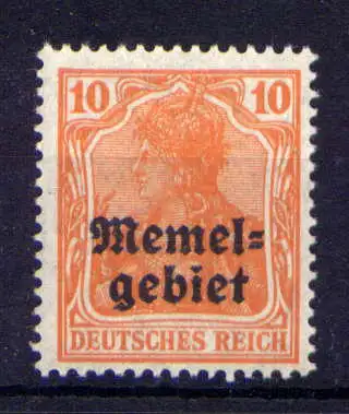 (127) Memel Nr.14                         **  postfrisch      