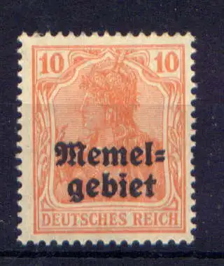 (128) Memel Nr.14                         **  postfrisch      