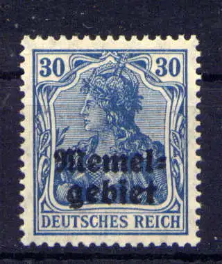(129) Memel Nr.15                         **  postfrisch      