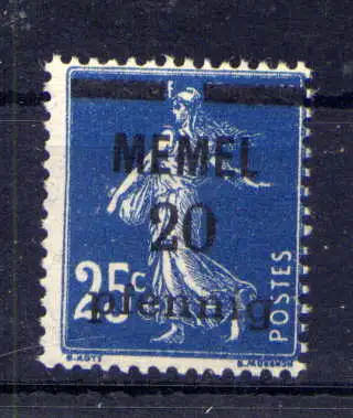 (132) Memel Nr.20                         **  postfrisch      