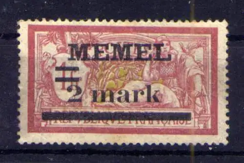 (137) Memel Nr.28                         *  ungebraucht